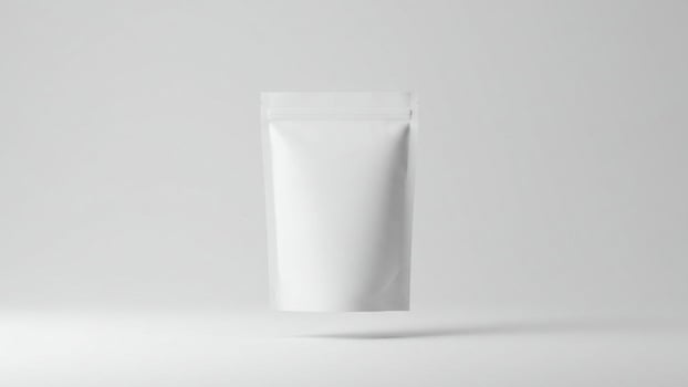 3D Rendered Empty Tube Container photo