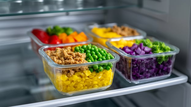 Meal prep ideas for healthy habits and nutrition photo