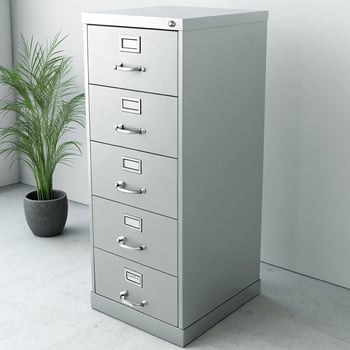 Modern filing cabinet photo
