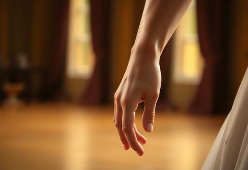 woman's hand reaching for something in the air photo