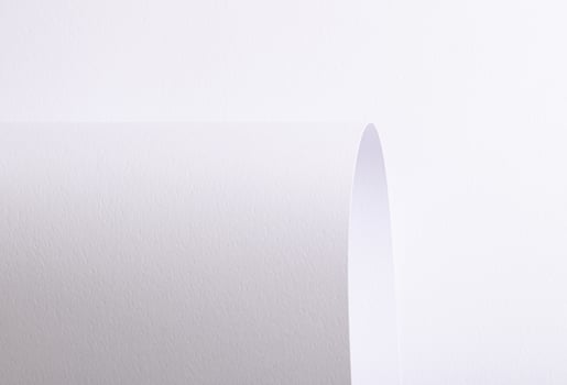 Paper texture with pure white tone, clean smooth surface and folded wavy composition, bright white photo