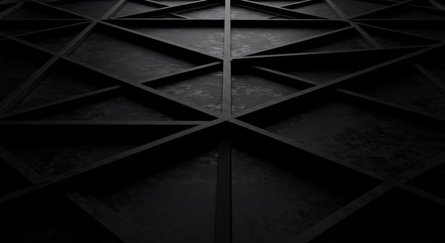 Black background with geometric shapes photo