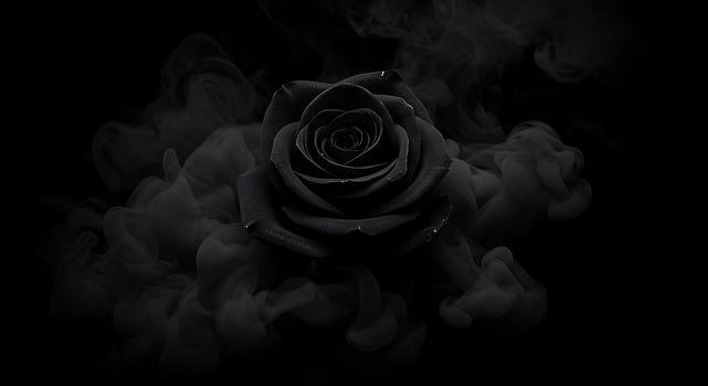 Black rose wallpaper photo