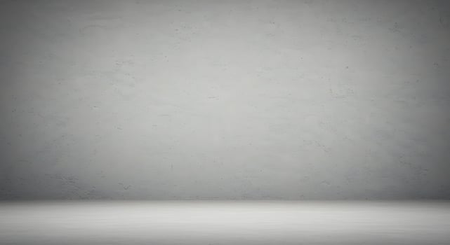 Empty room with concrete wall and white floor photo