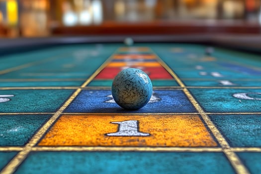 Roulette Game Focus Casino Entertainment and Gambling Atmosphere photo