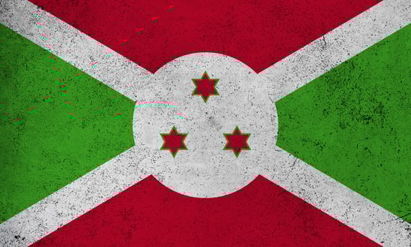 Flag Burundi grunge texture photo