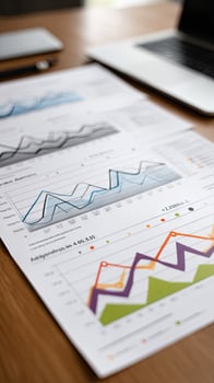 Business analytics and data visualization photo