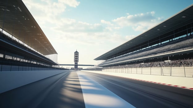 Empty Racing Circuit photo