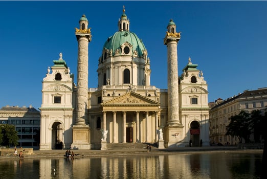 St Charles church, Vienna, Austria photo