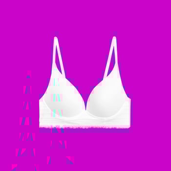 white color designable female bra picture photo