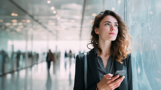Strategic business planning concept modern office female professional photo