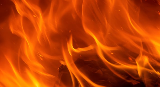 Burning Fire Flame Warm Light photo