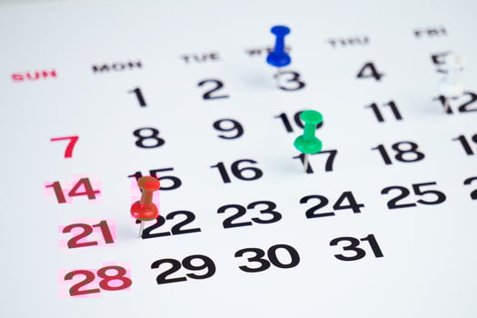 background of schedule calendar for copy space photo