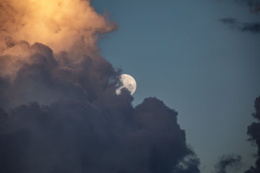 Spectacular and premium photography of the full moon photo