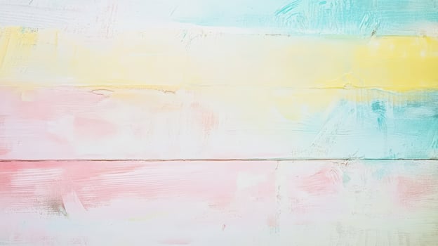 Pastel colors on a textured wooden surface photo