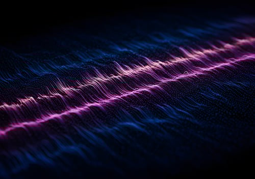 Abstract sound wave visual design photo