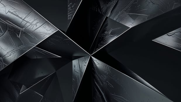 Abstract geometric background with metallic textures and overlapping shapes photo