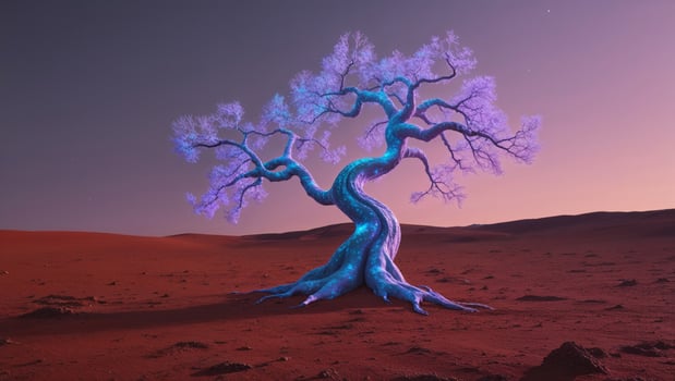 a twisting on a distant planet photo