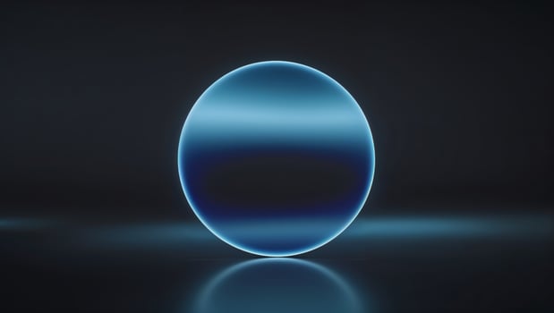 Abstract Dark Blue Glow Circle Design Background photo