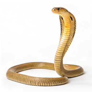 King Cobra - Ophiophagus Hannah - Isolated photo