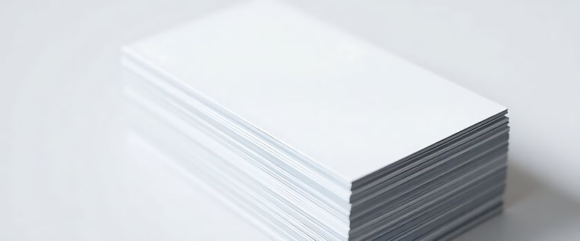 stack of business cards sitting on top of each other photo