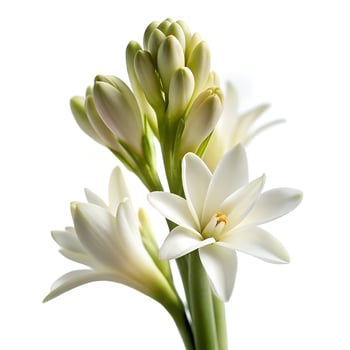 Tuberose Flower All in Focus Photo
