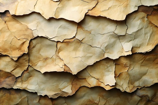 Textured Abstract Background of Layered Crumpled Paper for Design and Decoration photo