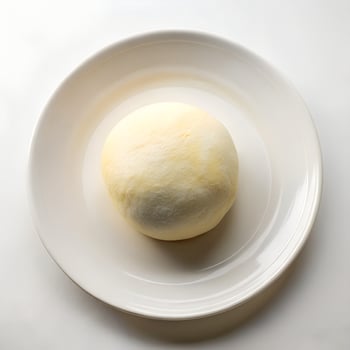 Round Dough Ball on Flat Surface photo