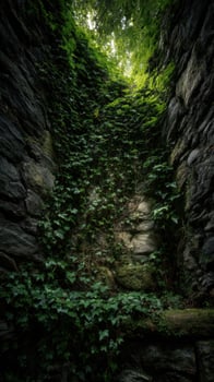 The path through the ivy photo