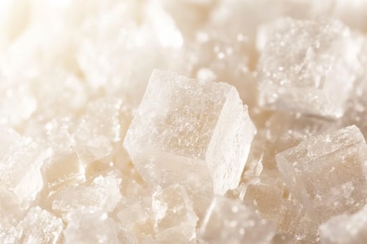 Sugar cubes are shown in this image photo