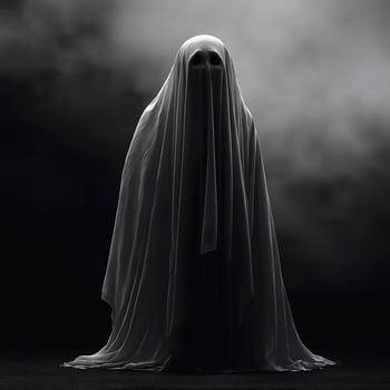 spooky smoky ghost photo