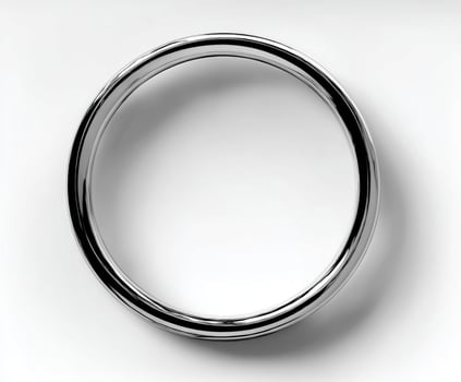 chrome circle frame photo