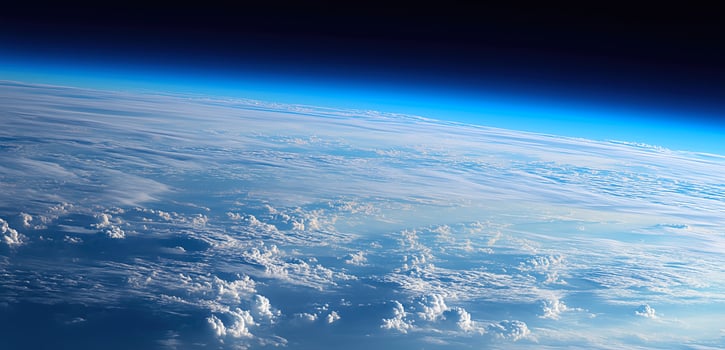Earth from outer space photo