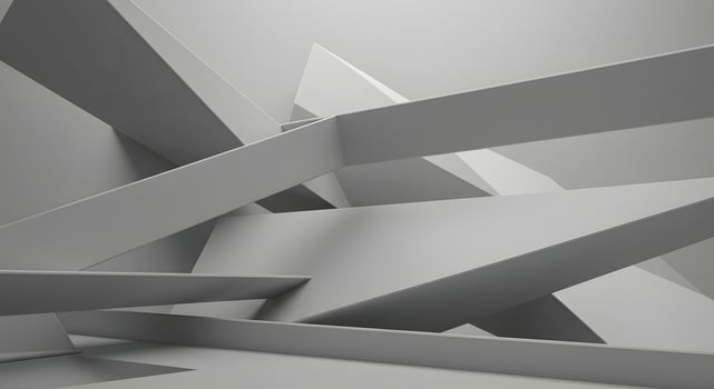 Abstract 3d abstract background with white lines photo