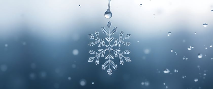 snowflake is hanging from a window photo