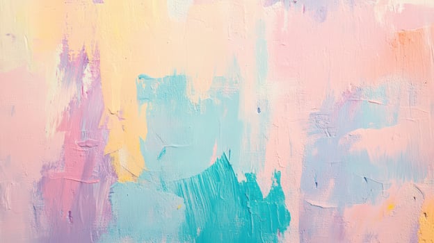 Pastel abstract painting with textures photo