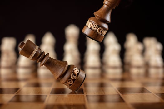 A puzzle game with tricky combinations that requires planning and thinking. photo