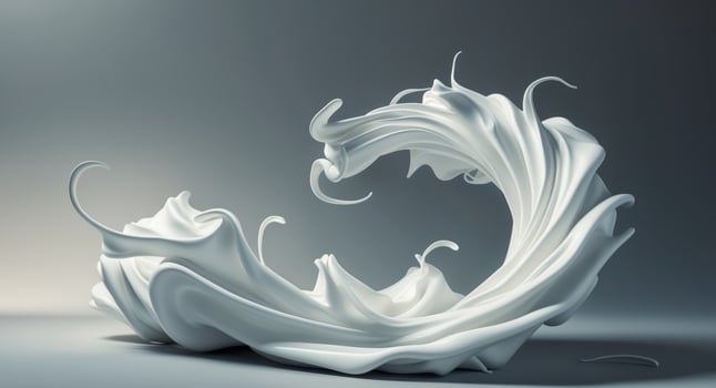 A white wave is being made by a liquid photo