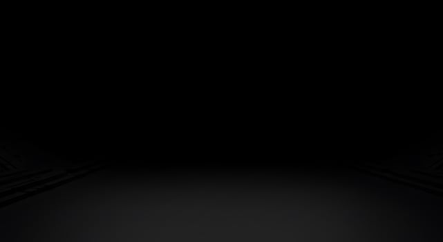 Black background with a dark room and a black light photo