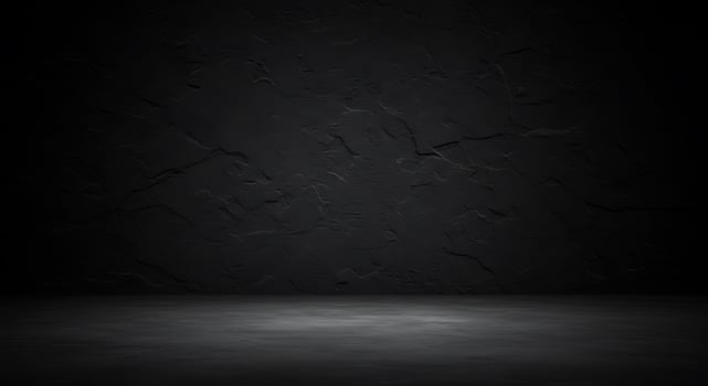 Black background with concrete wall and light photo