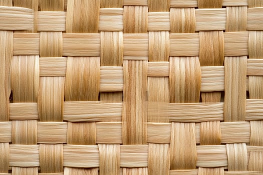 A close up of a woven basket photo