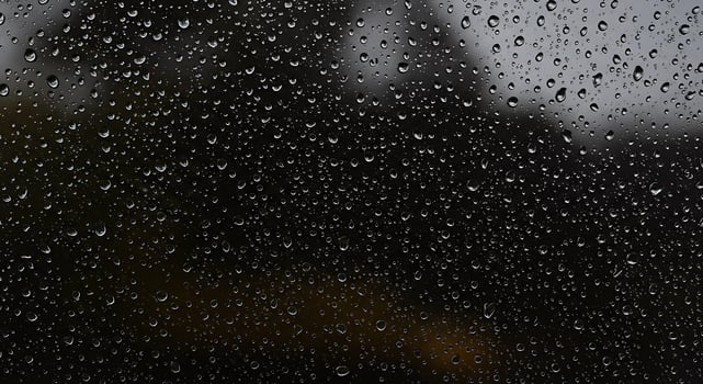 Raindrops on a window photo