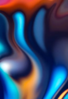 blurry image of a blue, orange, and pink background photo