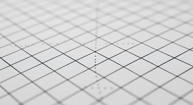 A close up of a grid with lines on it photo