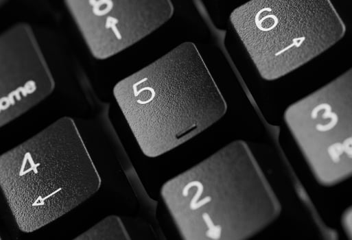 black computer keyboard photo