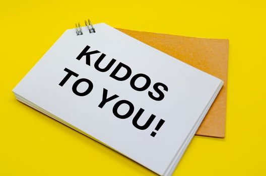KUDOS to you. A Simple Gesture, A Powerful Message of Recognition. photo
