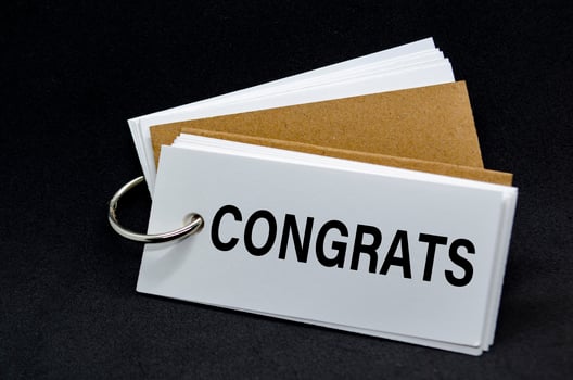 CONGRATS. A Simple Gesture, A Powerful Message of Recognition and Encouragement. photo