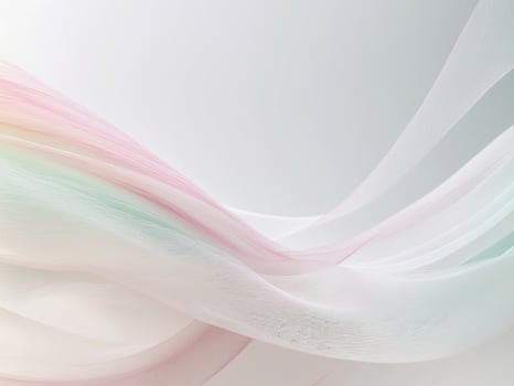 Delicate Fabric Waves with Pastel Tones, Abstract Textile Art, Soft Texture Background. photo