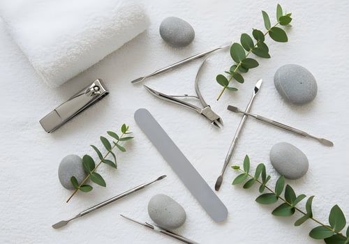 Manicure tools and accessories set photo