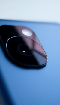 close up of a cell phone with a camera photo